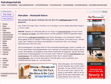 Tablet Screenshot of heiratsportal.de